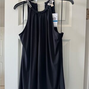 Michael Kors Black Dress with Chain Accents